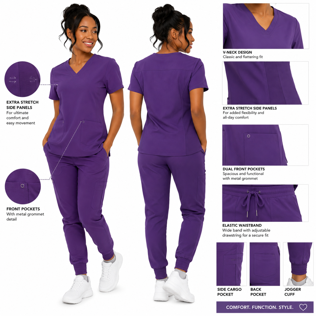 Plum Purple Jogger Set