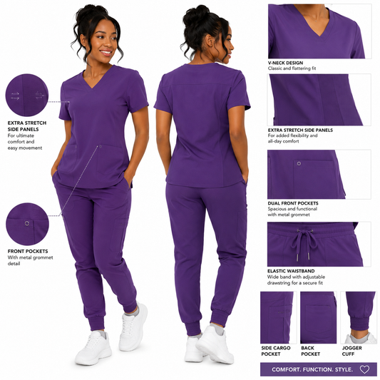 Plum Purple Jogger Set